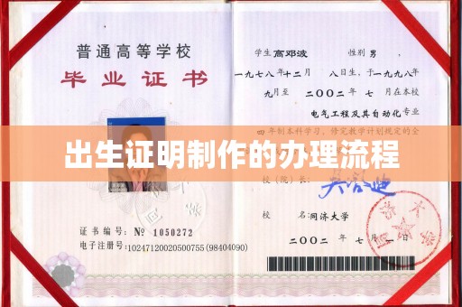 洪湖出生证明制作的办理流程