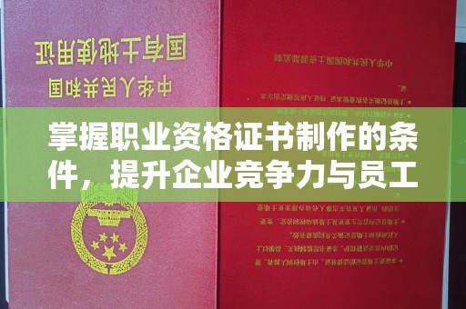 洪湖掌握职业资格证书制作的条件，提升企业竞争力与员工专业素养