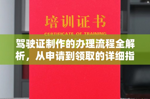 洪湖驾驶证制作的办理流程全解析，从申请到领取的详细指南