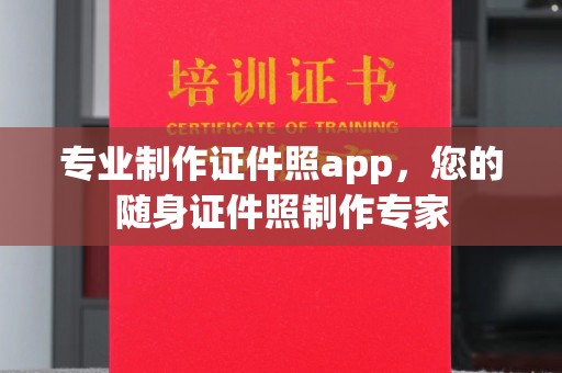 洪湖专业制作证件照app，您的随身证件照制作专家