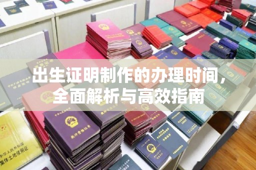 洪湖出生证明制作的办理时间，全面解析与高效指南